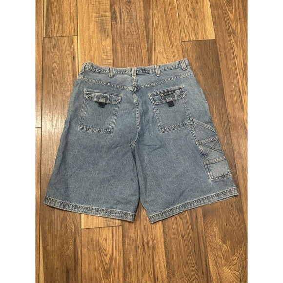 Vintage 90s Guess Jeans Carpenter Baggy Jorts Shorts Sz 40 Made In USA Workwear - Picture 1 of 6
